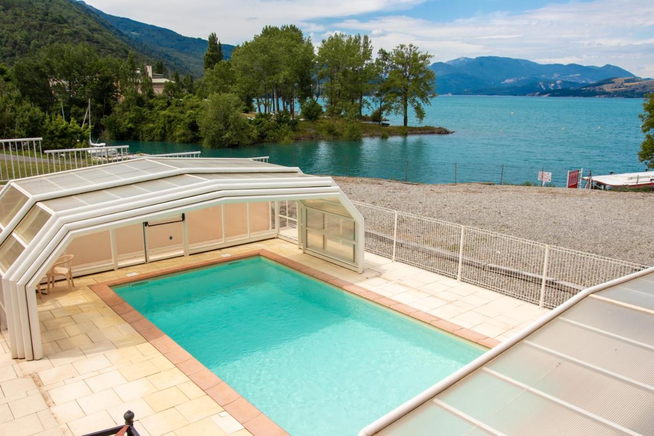 Hotel Les Flots Bleus Savines-le-Lac Buitenkant foto