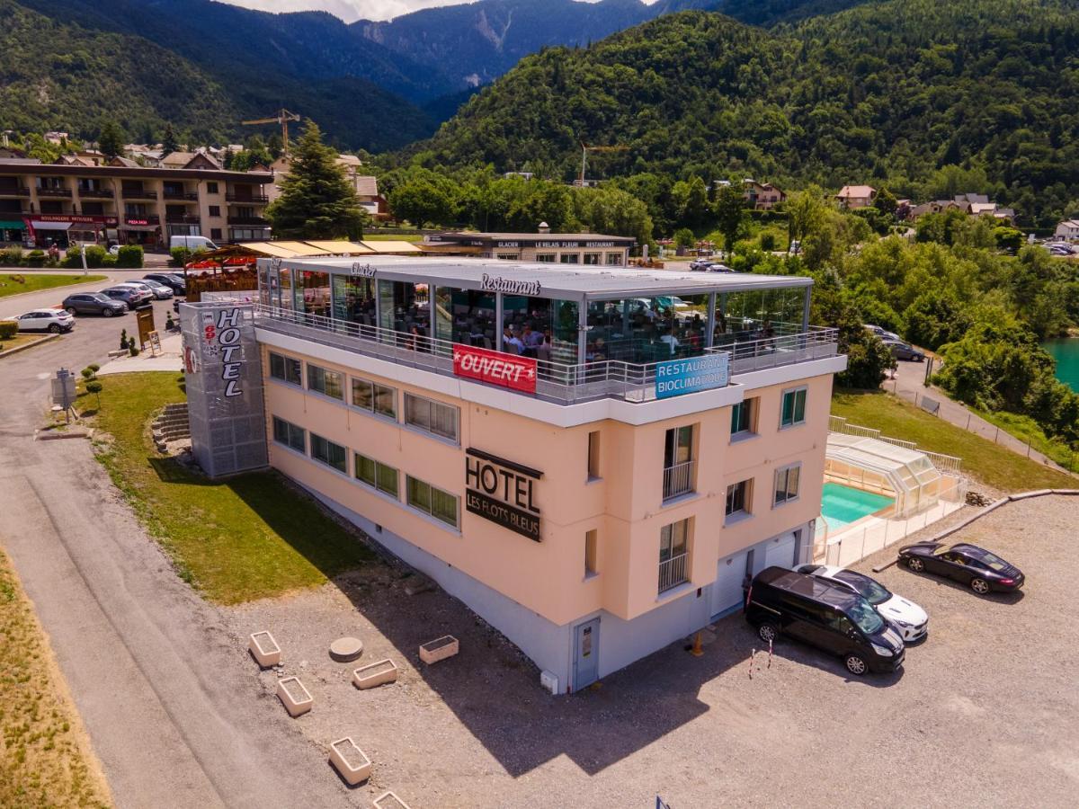 Hotel Les Flots Bleus Savines-le-Lac Buitenkant foto