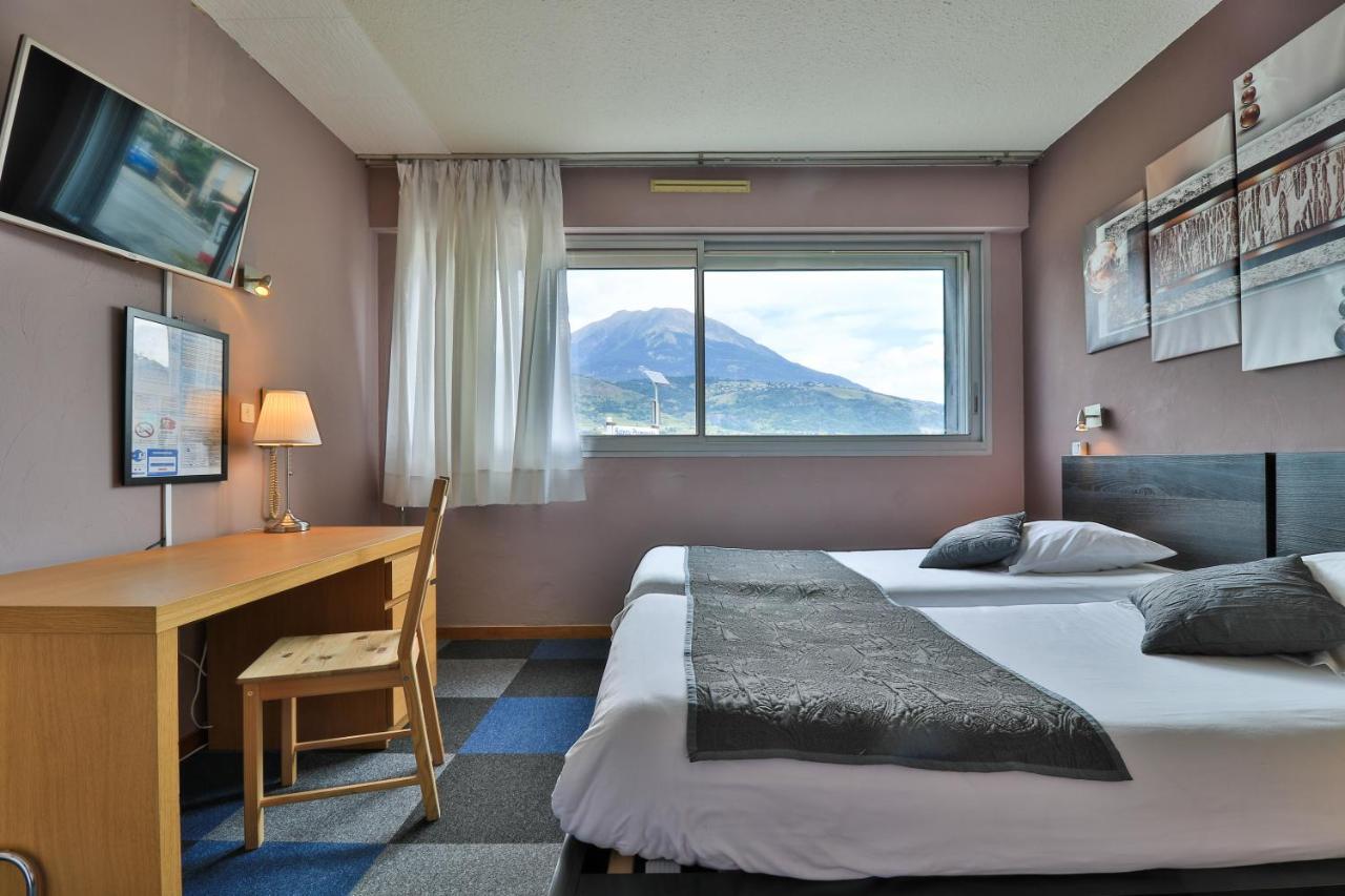 Hotel Les Flots Bleus Savines-le-Lac Buitenkant foto