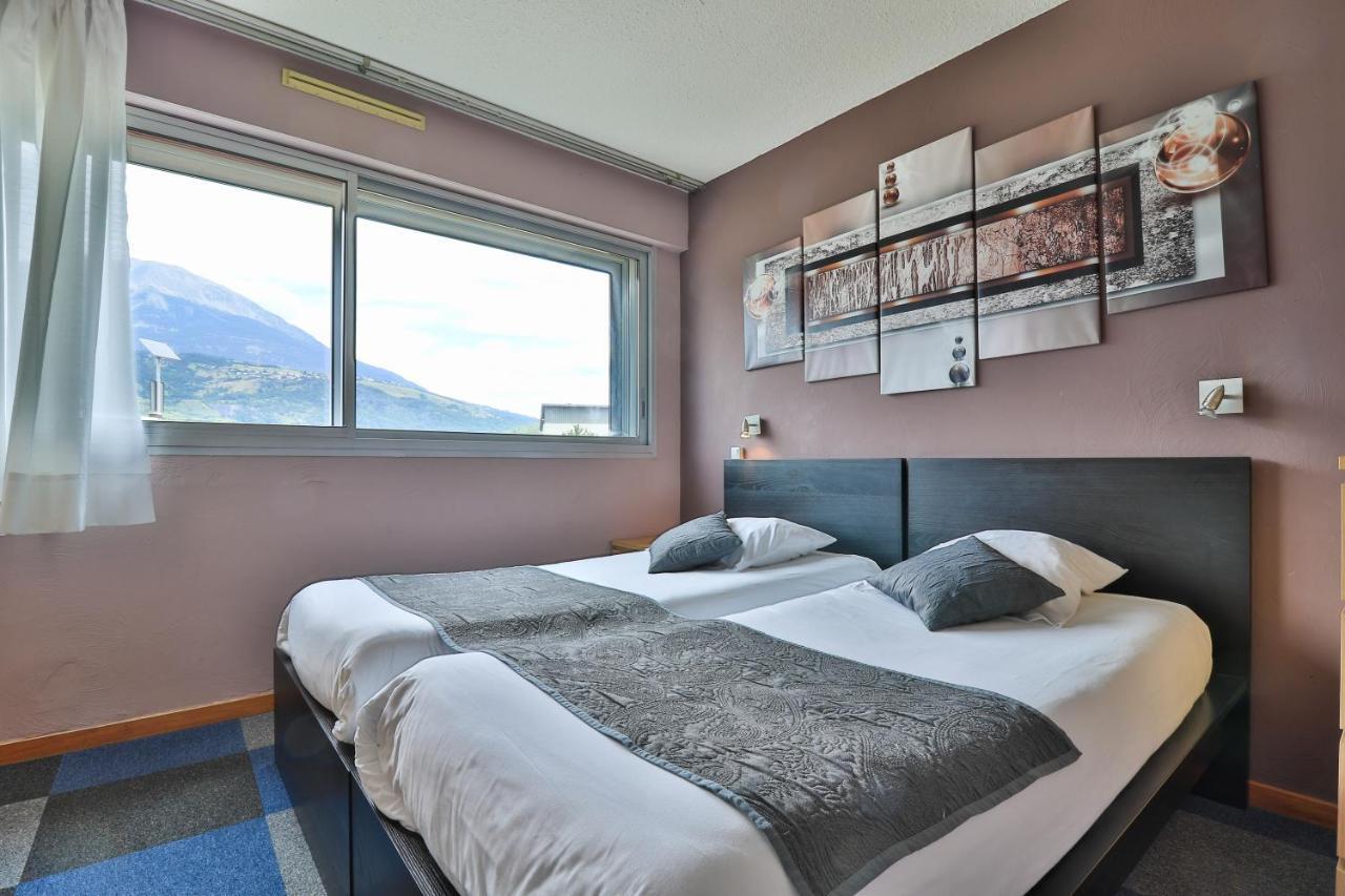 Hotel Les Flots Bleus Savines-le-Lac Buitenkant foto