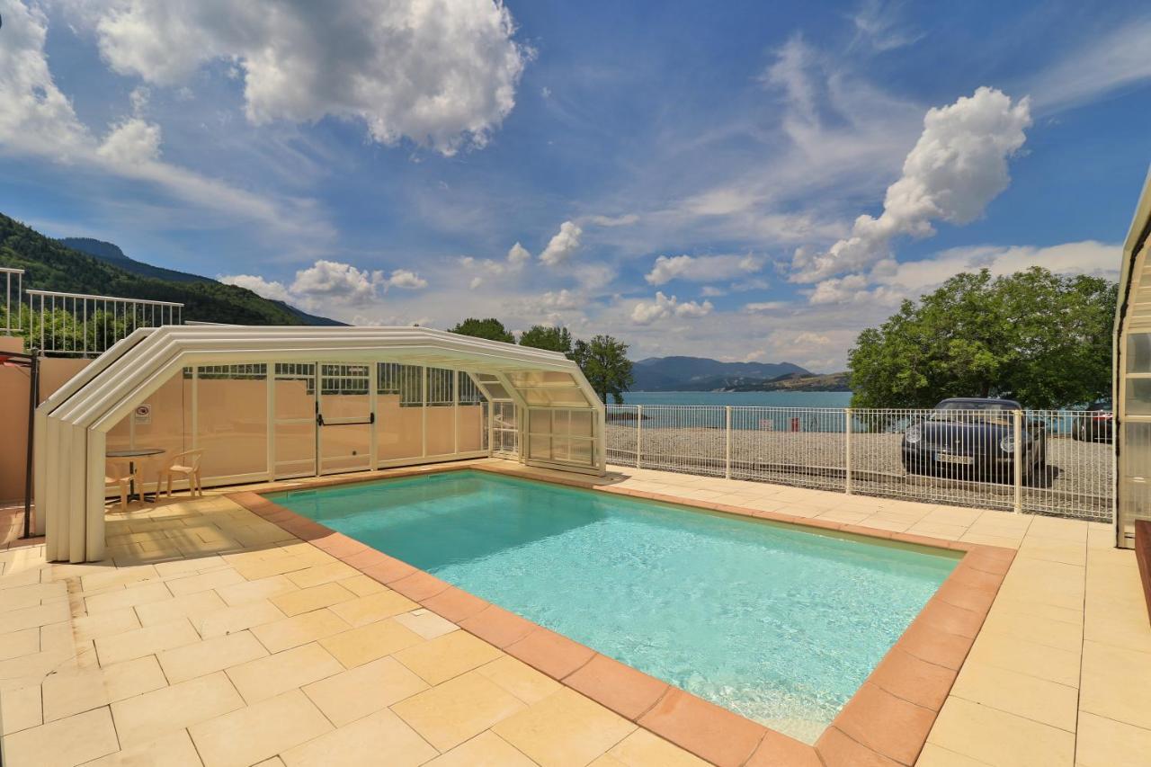 Hotel Les Flots Bleus Savines-le-Lac Buitenkant foto