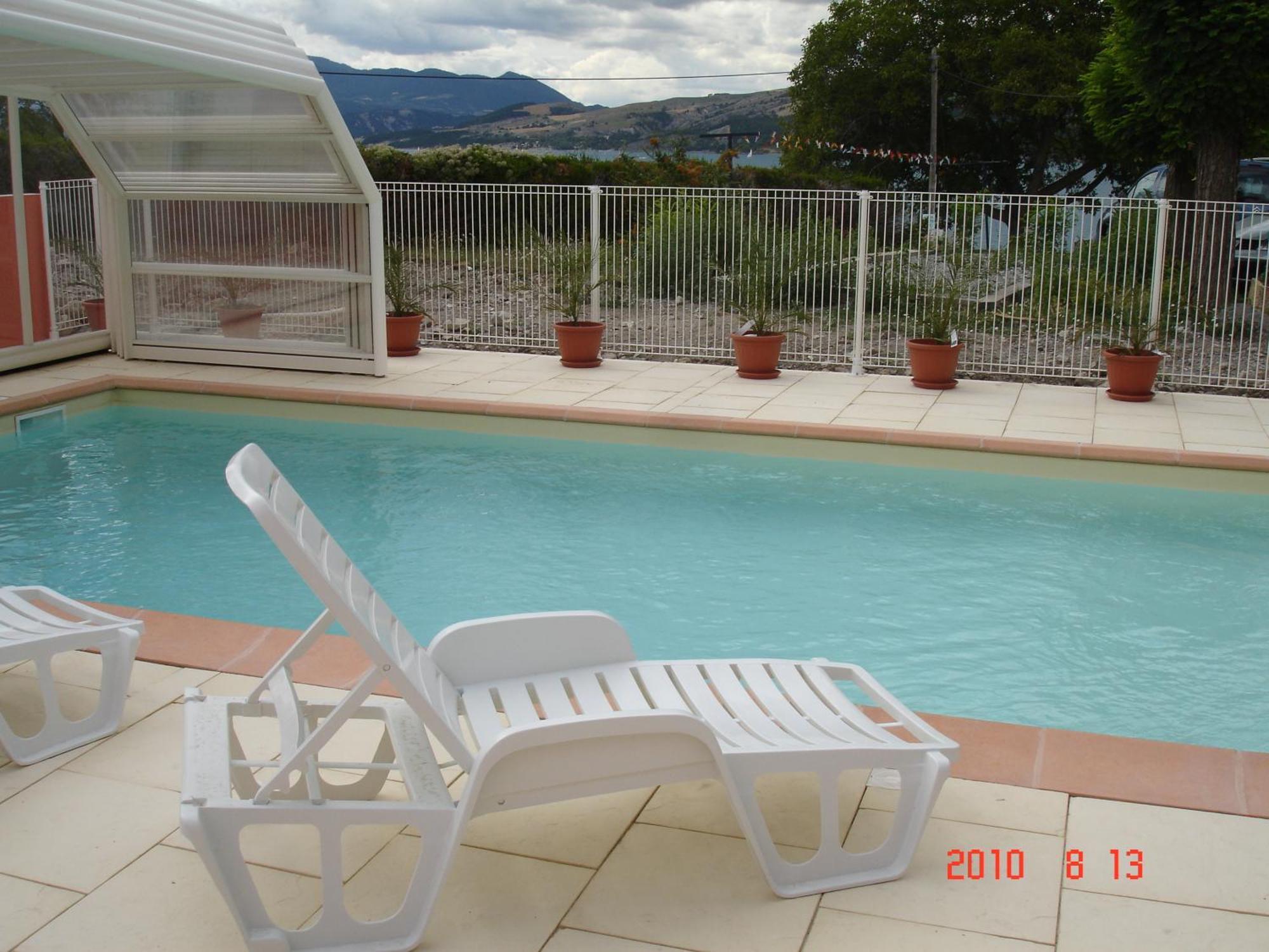 Hotel Les Flots Bleus Savines-le-Lac Buitenkant foto