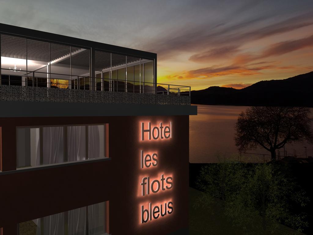 Hotel Les Flots Bleus Savines-le-Lac Buitenkant foto